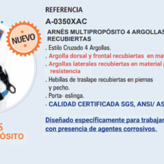 Arnés Multiproposito Armadura A-0350xac