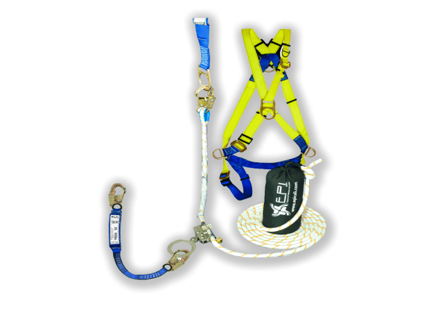 Kit Arnés Y Sistema De Línea De Vida Vertical 50-102 B16
