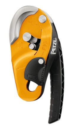 Descensor autofrenante con función antipánico PETZL
