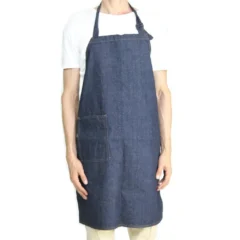Delantal En Jean Con Bolsillo
