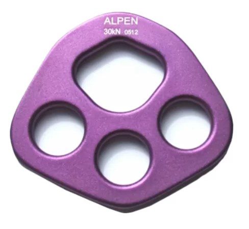 Placa Multi-Anclajes 4 Puntos Aluminio