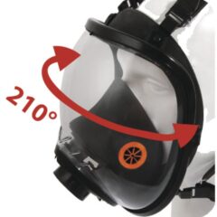 Mascara Respiratoria Completa Ajustable Con Bandas Deltaplus - Imagen 4