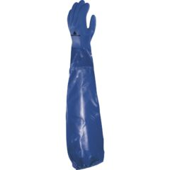 Guante Pvc Quimico Impregnado Sobre Soporte Algodón Deltaplus