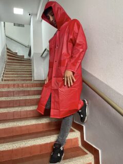 Abrigo O Gabardina Sencillo Impermeable Pvc - Imagen 2