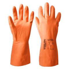 Guante Ultrasafe Neo-Latex  Naranja Steelpro
