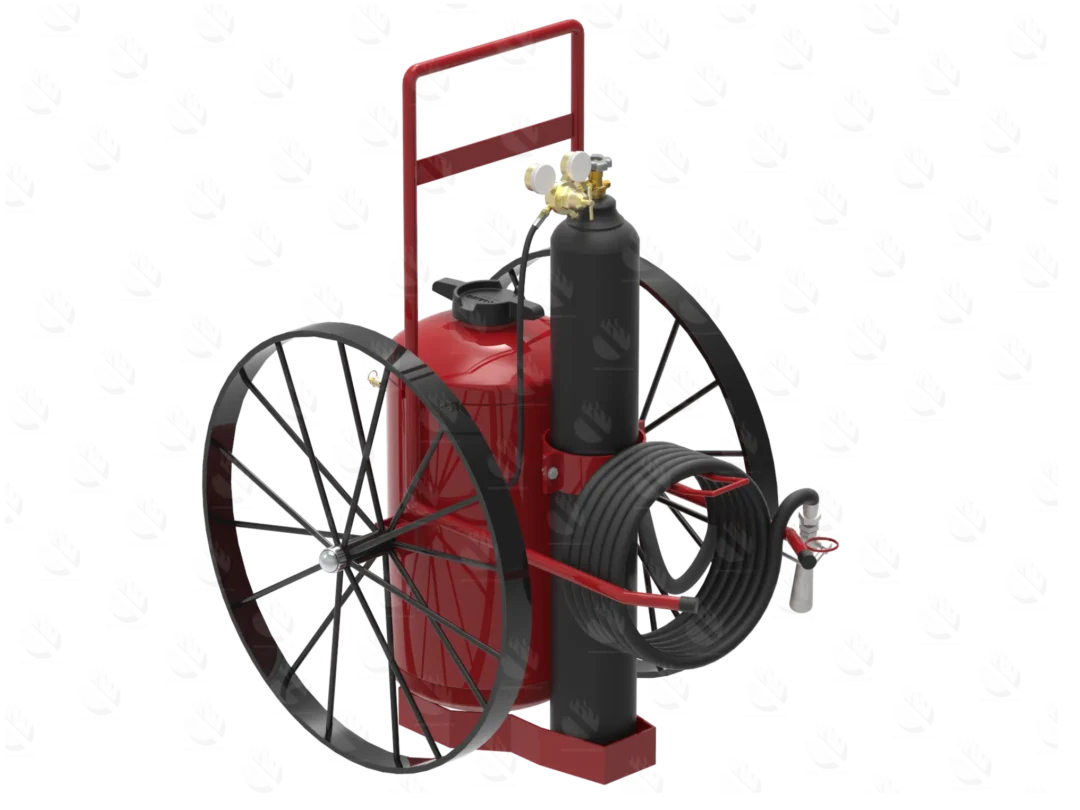 Extintor De 150 Libras Bc Tipo Carretilla - Imagen 2