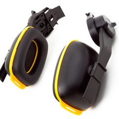 Protector Auditivo Tipo Copa Para Insertar En Casco Negro Narasafe