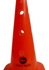 Cono Plástico De 40 Cm Con Hueco M8609-16 Miyagi