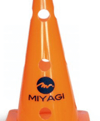 Cono Plástico De 30 Cm Con Hueco M8609-12 Miyagi